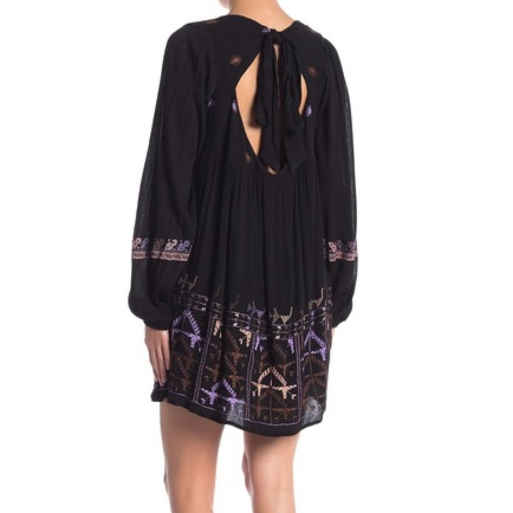 New Free People Rhiannon Embroidered Boho Dress XS - Picture 3 of 8